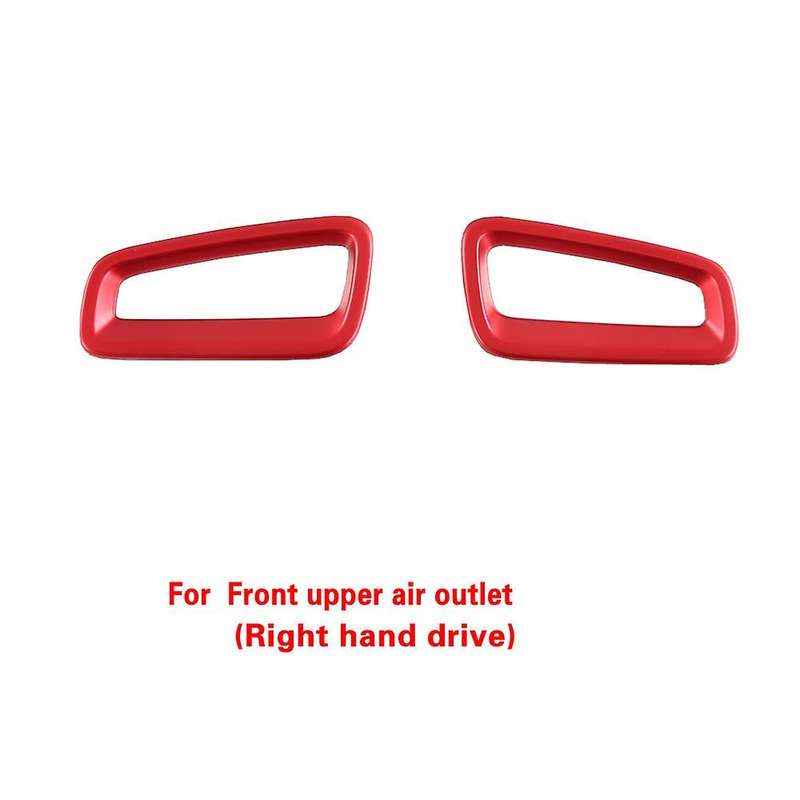 Red Car Front Air Vent Dashboard Cover for Civic 11th Gen 2022 + Rhd