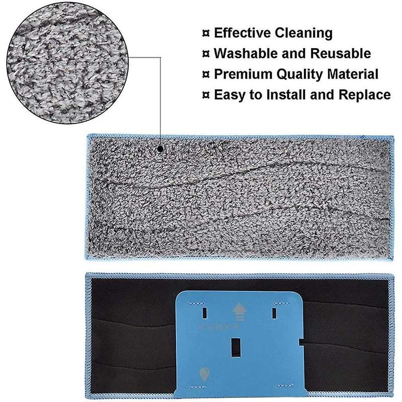 6pcs Washable Mopping Pads Replacement for Irobot Braava Jet M6