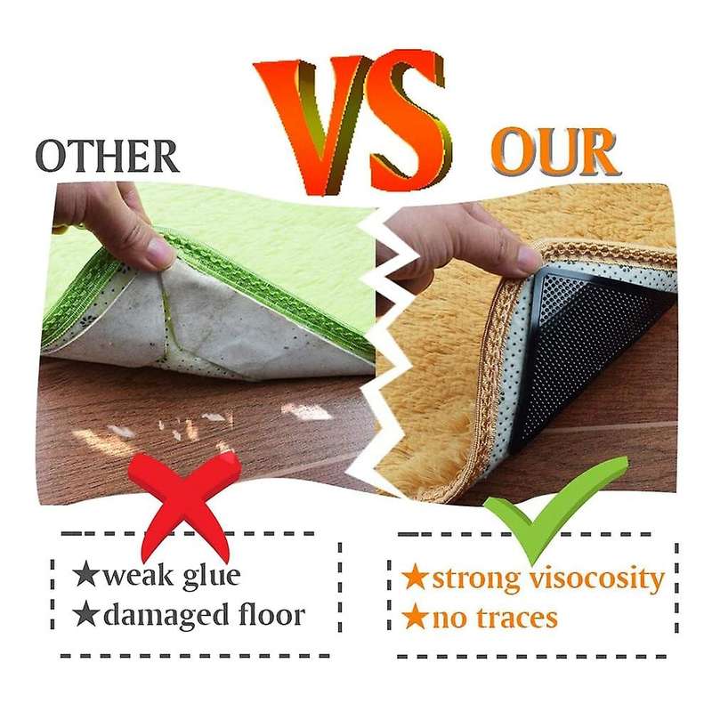 20 Pcs Anti Slip Rug Grippers for Hardwood Floors,reusable Non-trace