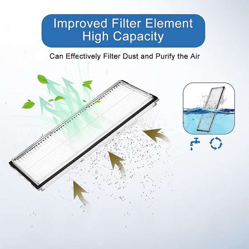 For Xiaomi Roborock S7 S70 T7s Plus Main Brush Hepa Filter Mop Pad