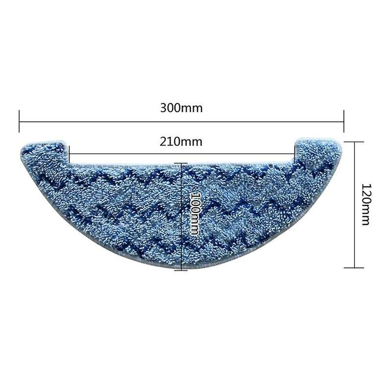 8pcs Mop Pads Cloth Replacement for Ilife A7 A9s Mop Washable