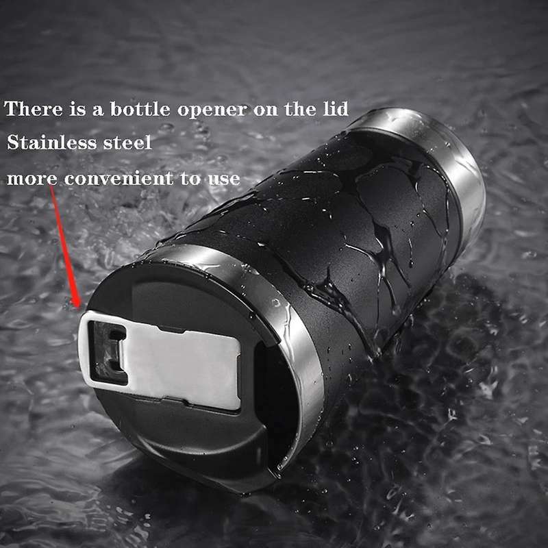 Beer Cups Thermal Mug with Bottle Opener Stainless Steel 580ml Cups