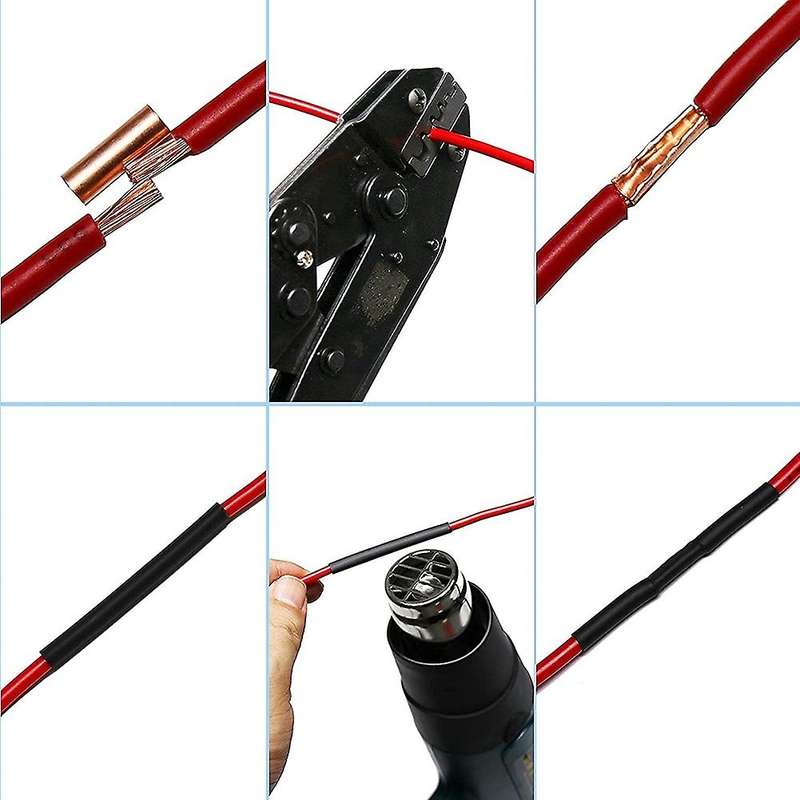 Tinned Copper Crimp Connector Electrical Cable Pin Cord Terminal Kit
