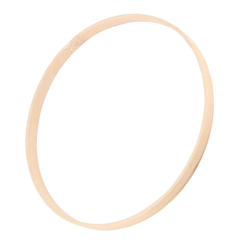 Wooden Rings, Bamboo Macrame Hoop Rings for Wedding Christmas Crafts