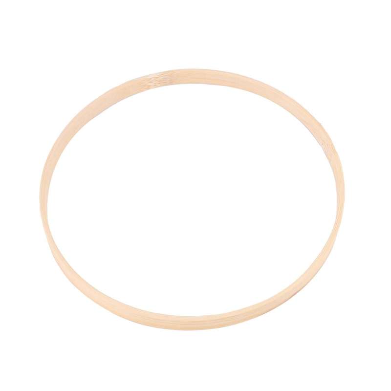 Wooden Rings, Bamboo Macrame Hoop Rings for Wedding Christmas Crafts