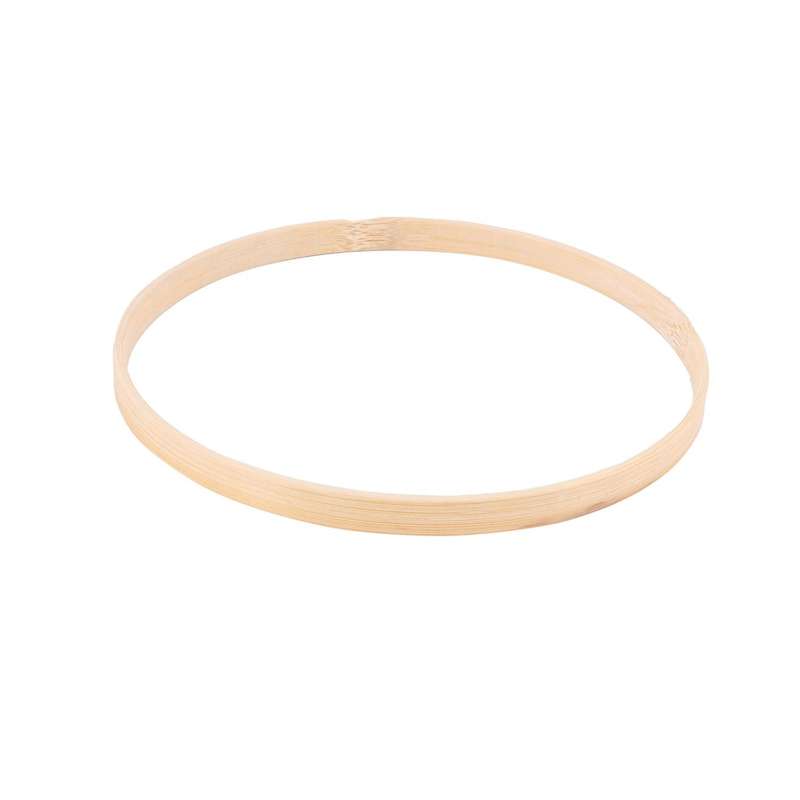 Wooden Rings, Bamboo Macrame Hoop Rings for Wedding Christmas Crafts