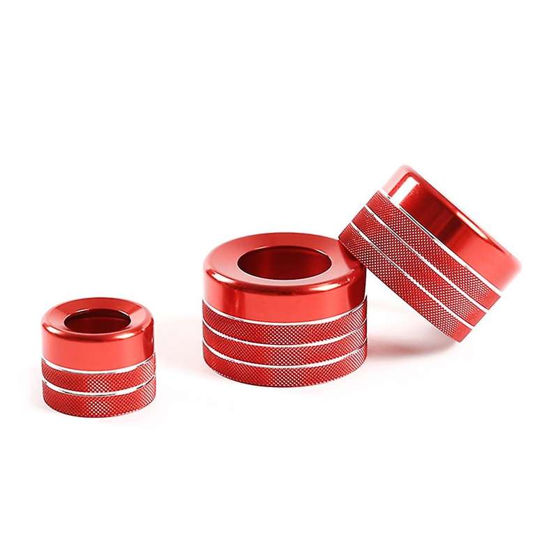 Car Air Conditioner Volume Adjustment Knob Cover Trim For-bmw(red)