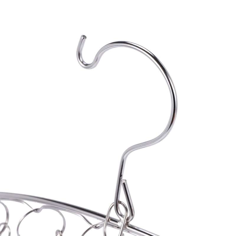 3 Pack Stainless Steel Laundry Drying Clothes Hanger with 10 Clips