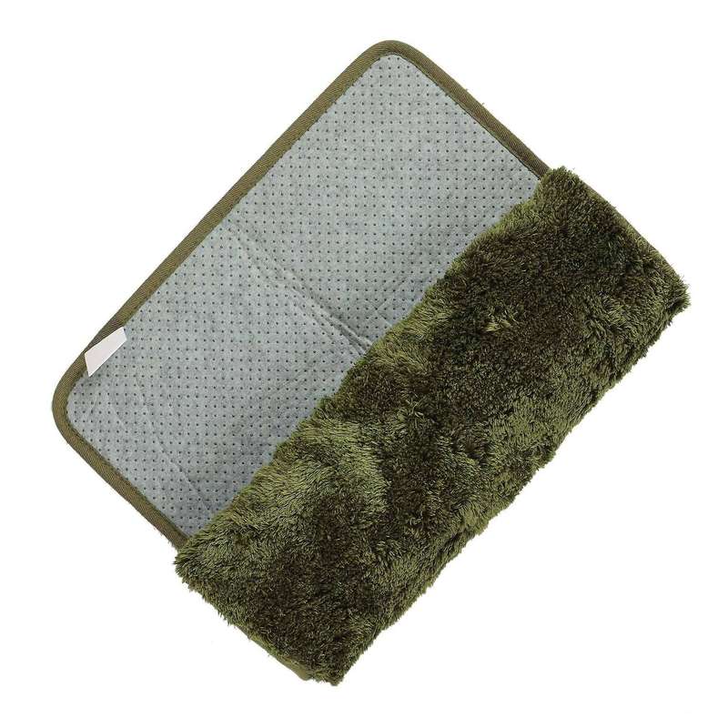 Long Hair Thick Carpet Ins Fresh Bedroom Bedside Blanket,armygreen
