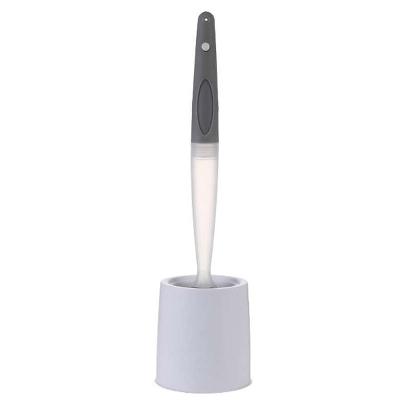 Silicone Toilet Brush Clean without Dead Corners Punch-free,1