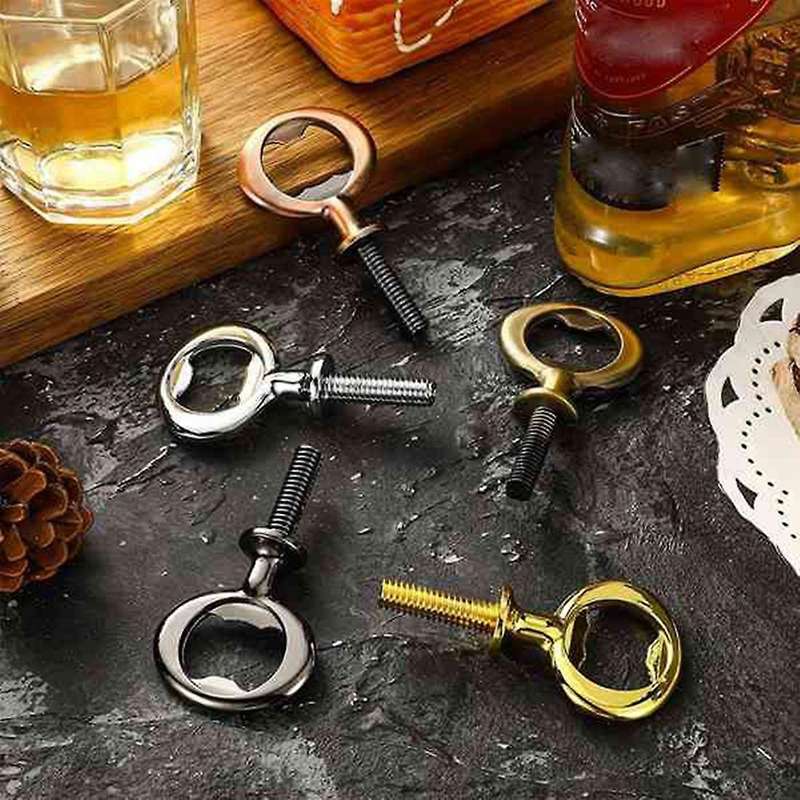 5pcs Metal Wine Stopper and 5 Pcs Stainless Steel Bottle Opener Set