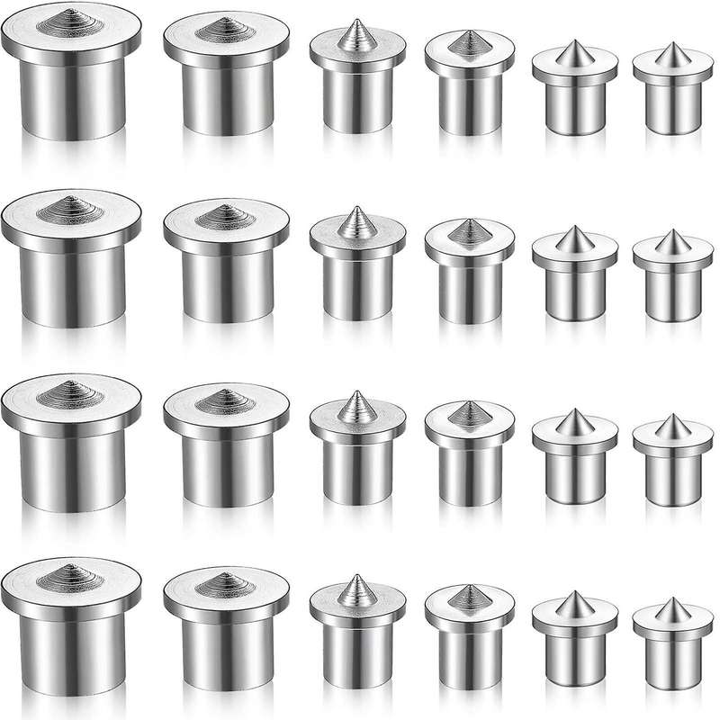 24pcs Dowel and Tenon Center Transfer Plugs for Woodworking Tool