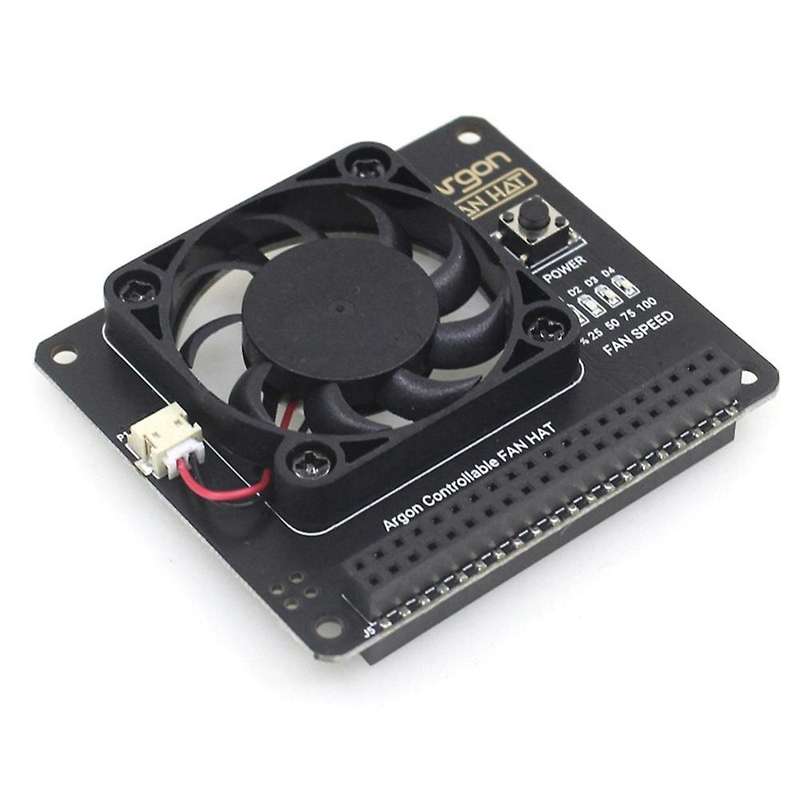 For Raspberry Pi 4b 3b 3b+ with Cooling Fan Function Power Button