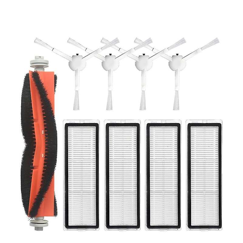 9pcs for Xiaomi Mijia B101cn Mop Main Side Brush Hepa Filter Part
