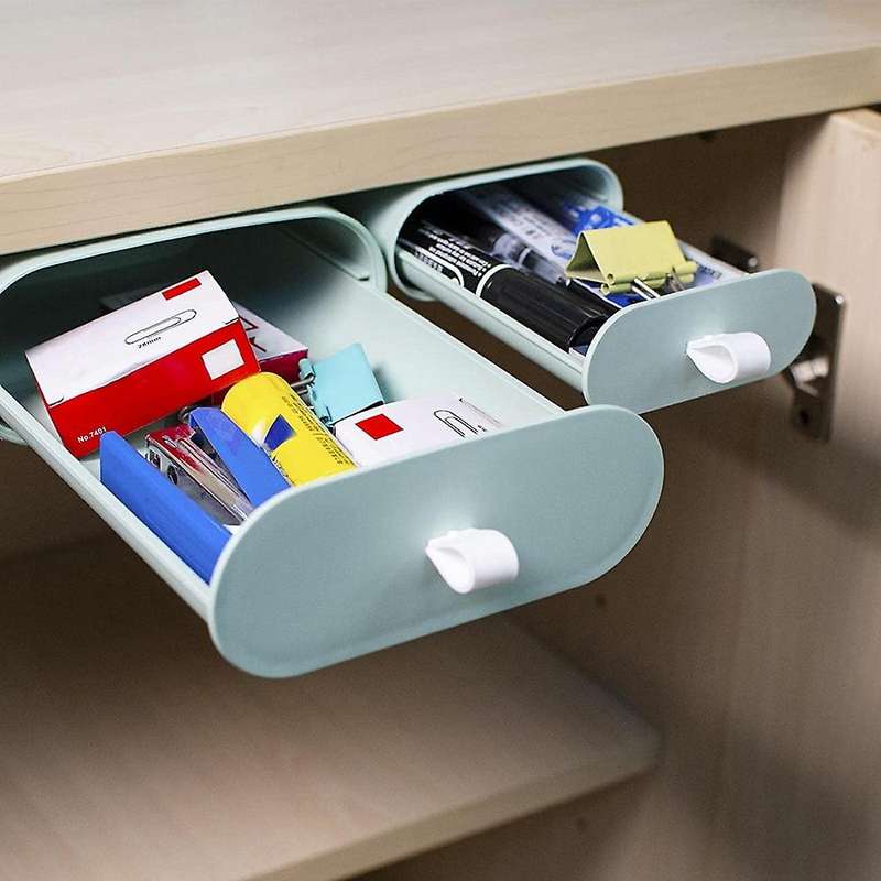 2 Desk Drawers, Desktop Storage, for Office/bedroom/school/kitchen