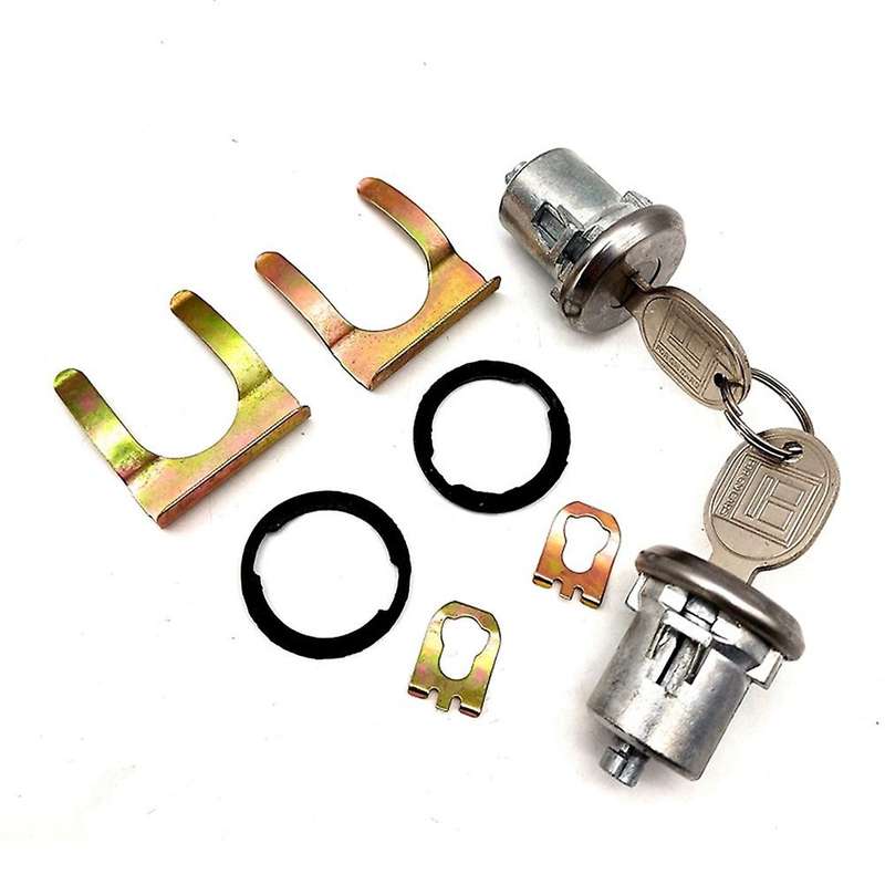 1 Pair Of 2 Door Lock Cylinder Set for Chevy Chevrolet Gmc Truck Suv