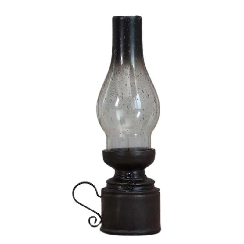 Creative Resin Crafts Nostalgic Lamp Candle Holder Decoration,b