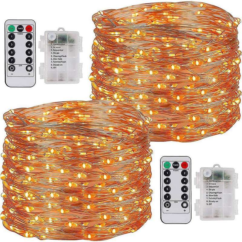 Fairy String Lights 10m 100 Led Remote Control Timer String Lights