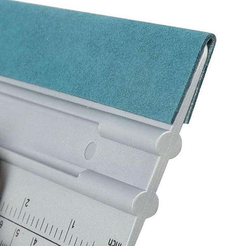 3pcs Plastic Vinyl Car Wrap Suede Cloth Squeegee Scraper Tool