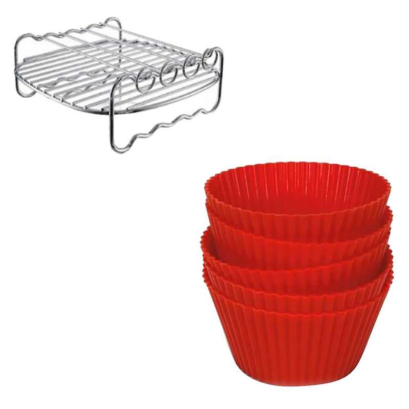 Air Fryer Rack with Skewers for Philips Hd9220 Hd9904,gowise