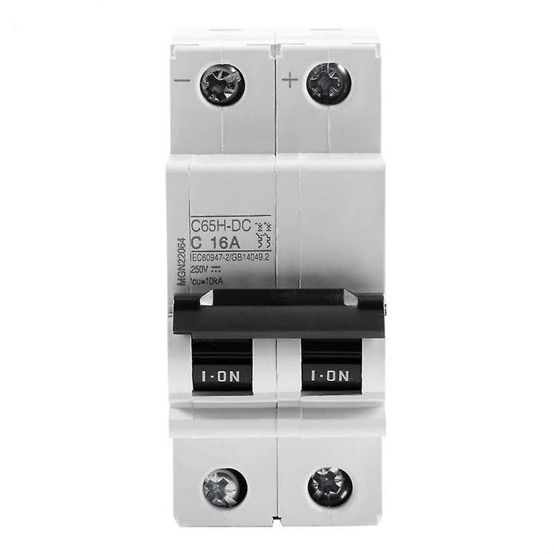 C65h-dc 2p Miniature Circuit Breaker 63a for Solar Panel Grid System