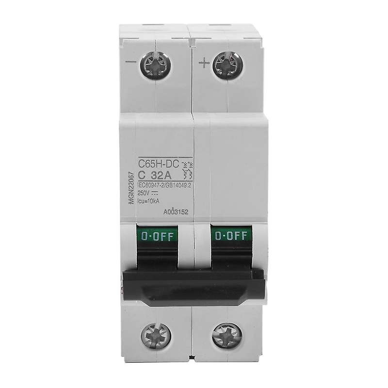 C65h-dc 2p Miniature Circuit Breaker 63a for Solar Panel Grid System
