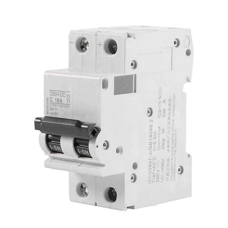 C65h-dc 2p Miniature Circuit Breaker 63a for Solar Panel Grid System