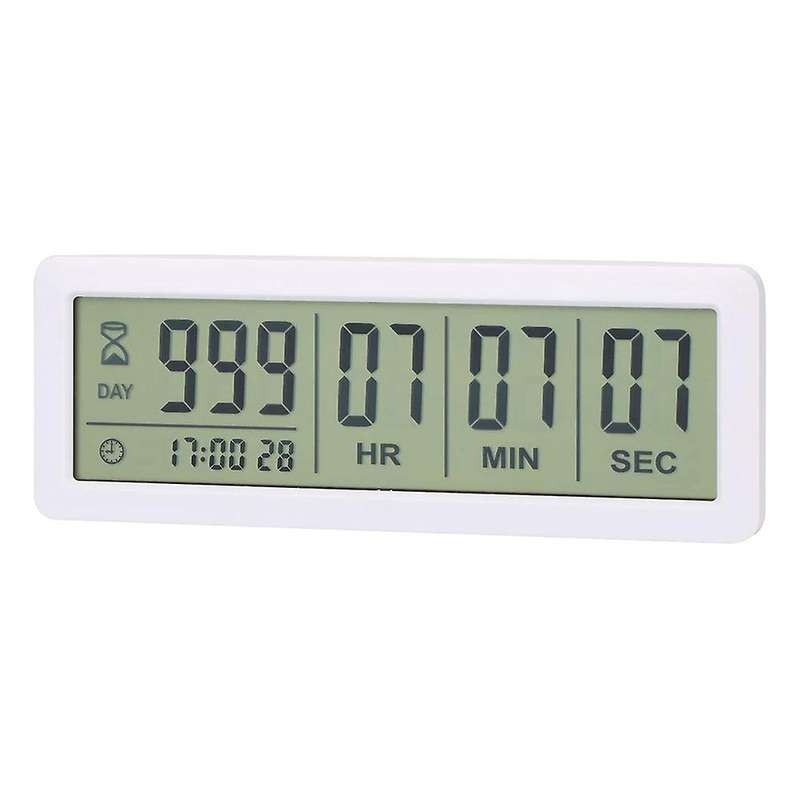 999 Days Count Down Clock Timer for Graduation Lab Kitchen (white)