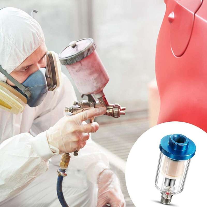 3pack Water Oil Separator for Air Line with 5pcs Spray Filters