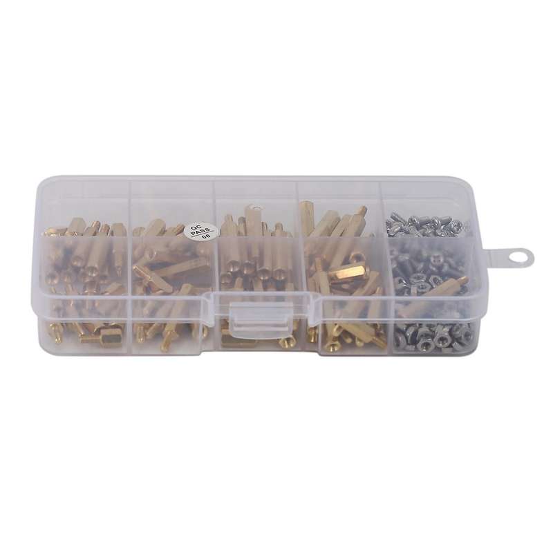 240pcs Waterproof M2.5 Hex Male-female Standoff/screw/nut Kit