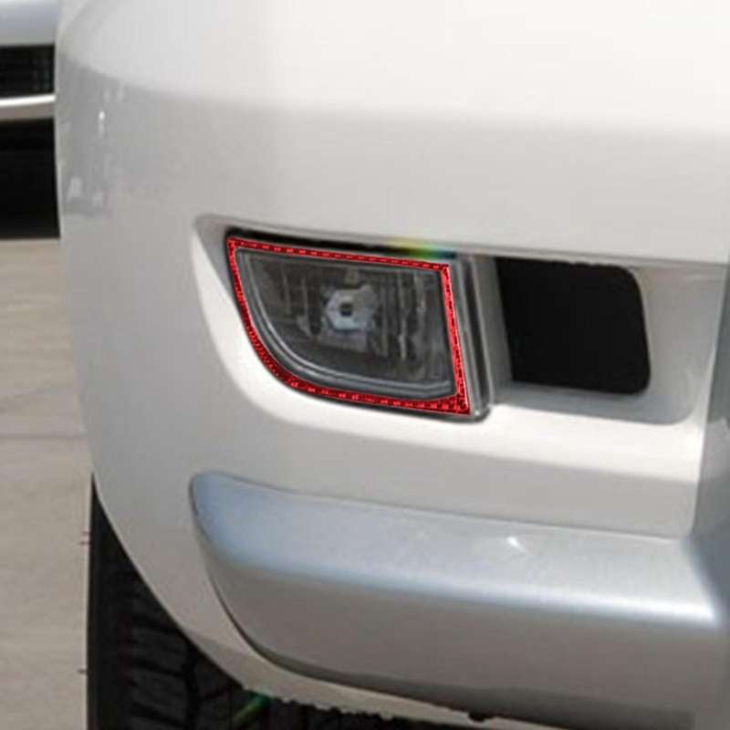 Car Front Fog Light Lamp Cover Trims for Land Cruiser Prado 2010-2018