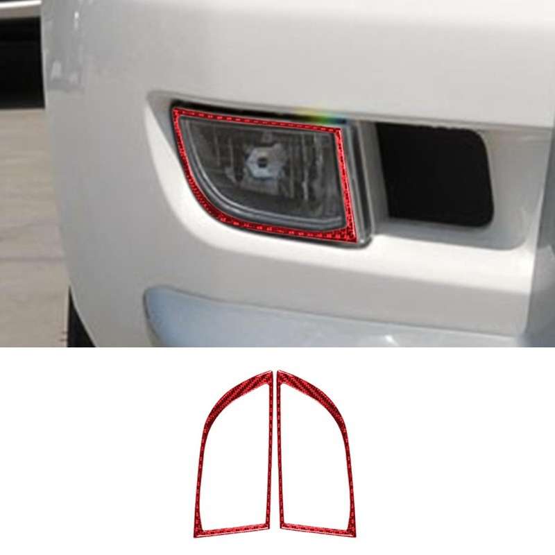 Car Front Fog Light Lamp Cover Trims for Land Cruiser Prado 2010-2018