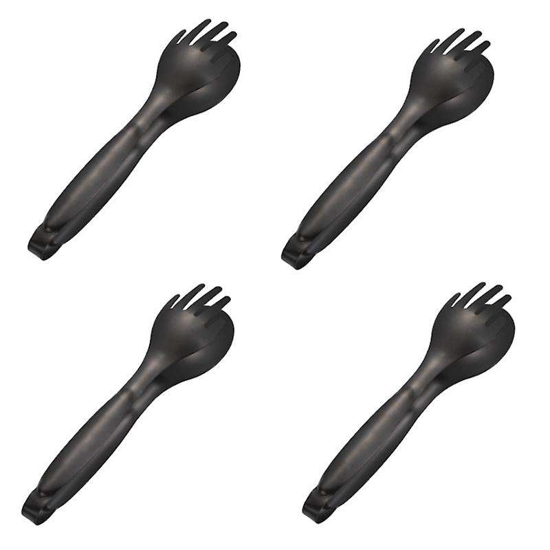 4pcs 304 Stainless Steel Food Tongs Barbecue Tongs Buffet Tongs, D