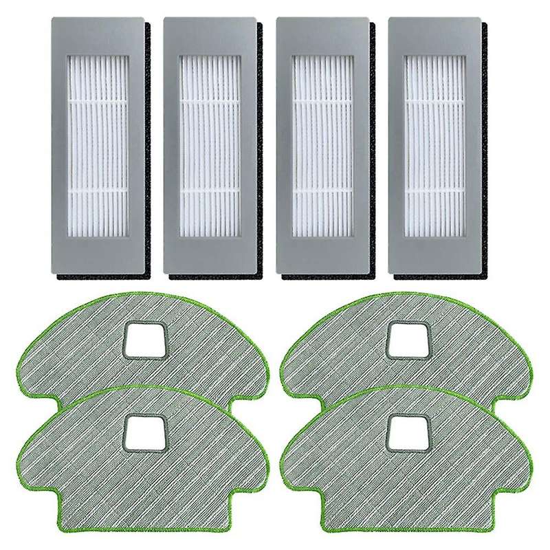 Hepa Filter Mop Cloths Rag Replacement for Irobot Roomba Combo