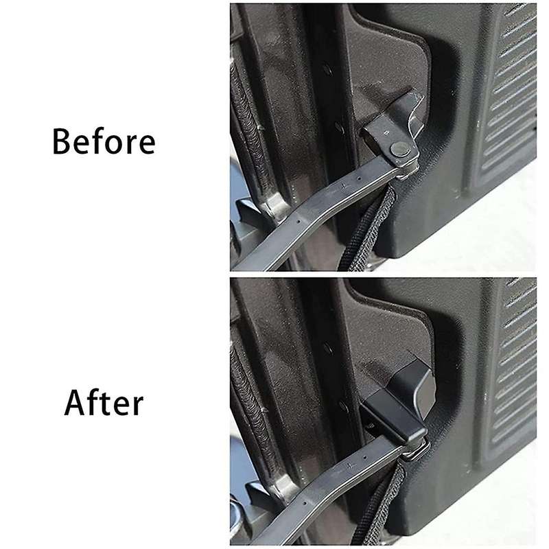 Door Lock Cover & Door Screw Cover Trim Accessories for Jeep