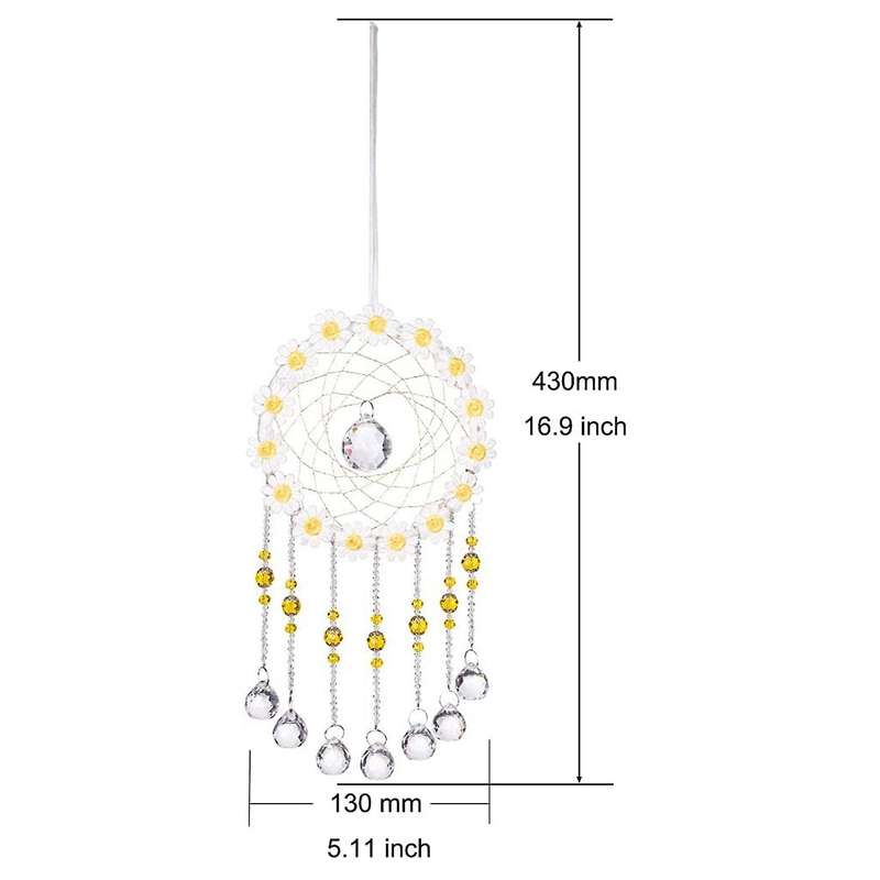 Dream Catcher Crystals Ball Prisms Suncatcher Hanging Ornament