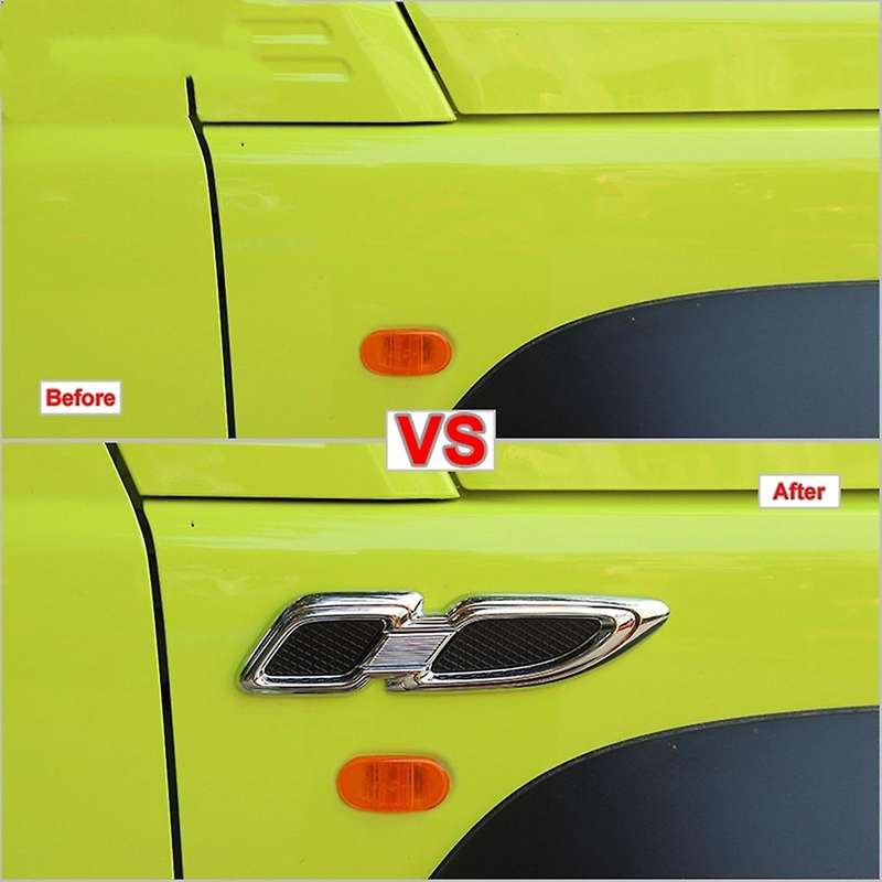 Car Hood Fender Decoration Cover Air Flow Vent Trim Stickers