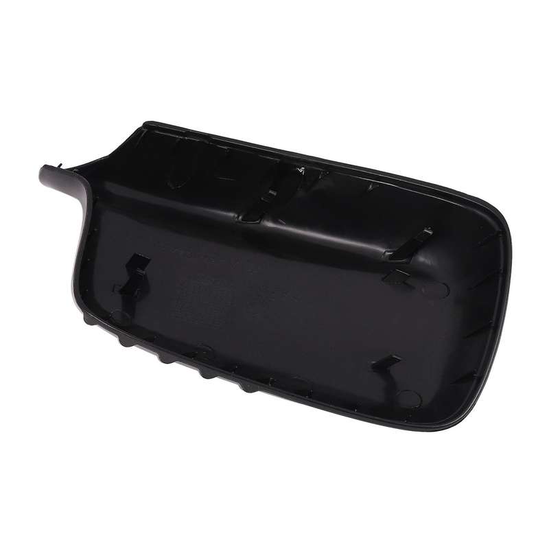 Abs Black Side Rearview Mirror Cover Fit Bmw E46 E65 E66 E67(left)