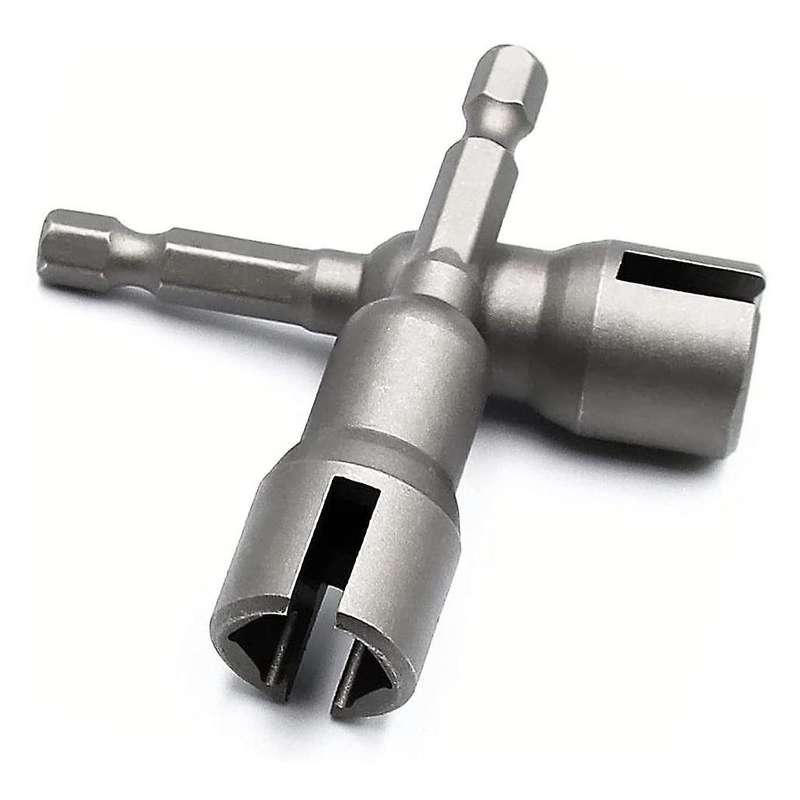 6 Pcs Power Wing Nut Driver Set, 1/4inch Hex Shank Drills Bits
