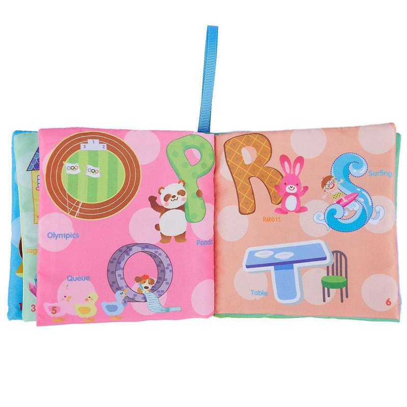 Baby Early Childhood Education Toys, Cloth Books English Alphabet