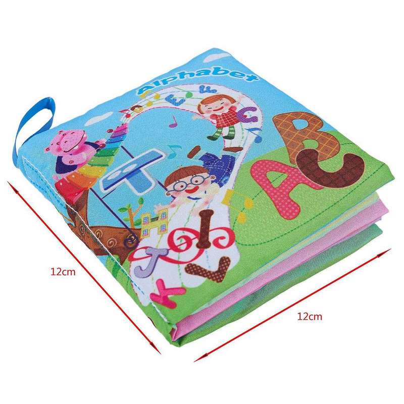 Baby Early Childhood Education Toys, Cloth Books English Alphabet