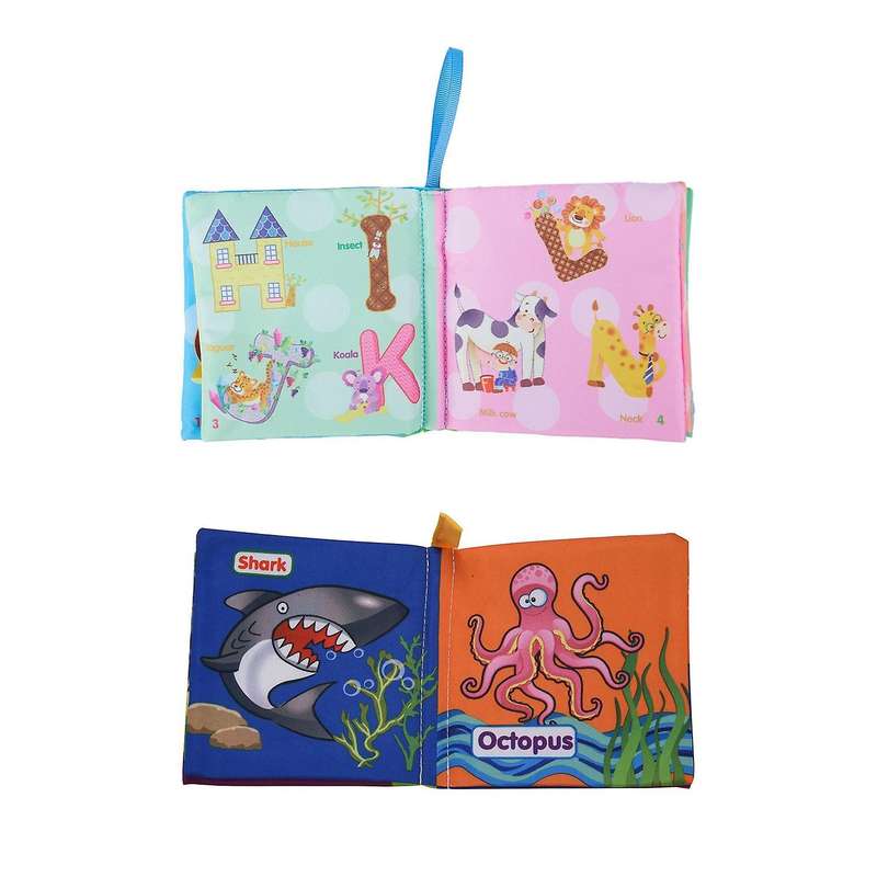 Baby Early Childhood Education Toys, Cloth Books English Alphabet