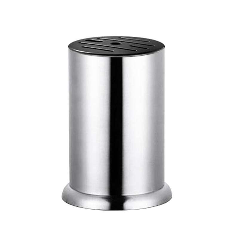 Universal Knife Block,stainless Steel Round Block Storage Holder