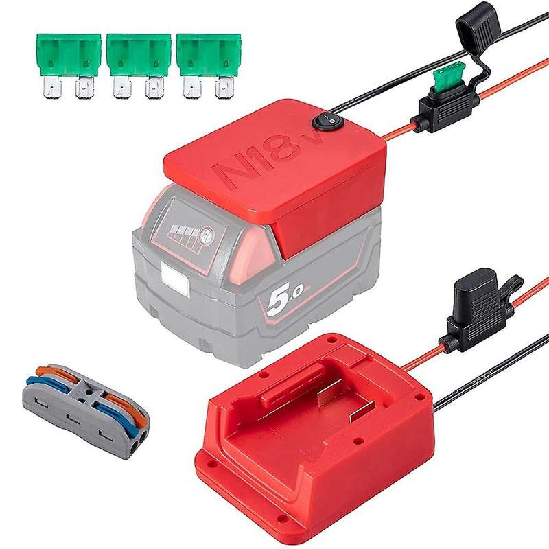 Power Connector for Rc Car,robotics,for M18 1850 Li-ion Battery B