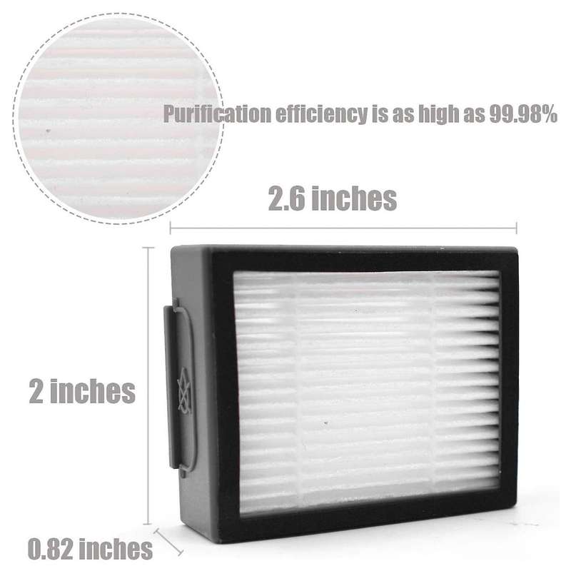 High Efficiency Filters for Irobot Roomba I7 I7+ I7 Plus E5 E6 Series