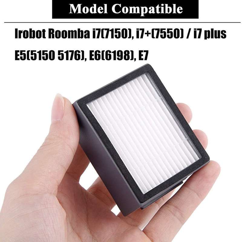 High Efficiency Filters for Irobot Roomba I7 I7+ I7 Plus E5 E6 Series