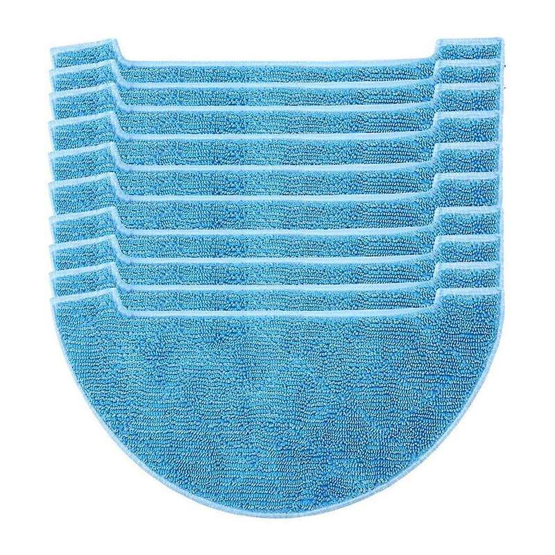 10pcs Replacement Mop Pads Mop Cloth for Ilife V8s Ilife V80 Max