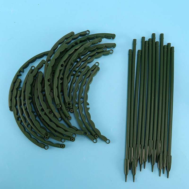 12pcs Plant Support Stakes, Double-deck Spliceable, for Tomato