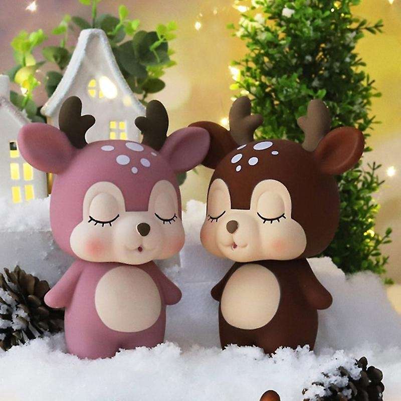 Deer Piggy Bank Cartoon Cute Coin Bank Money Box Piggy Bank Tawny