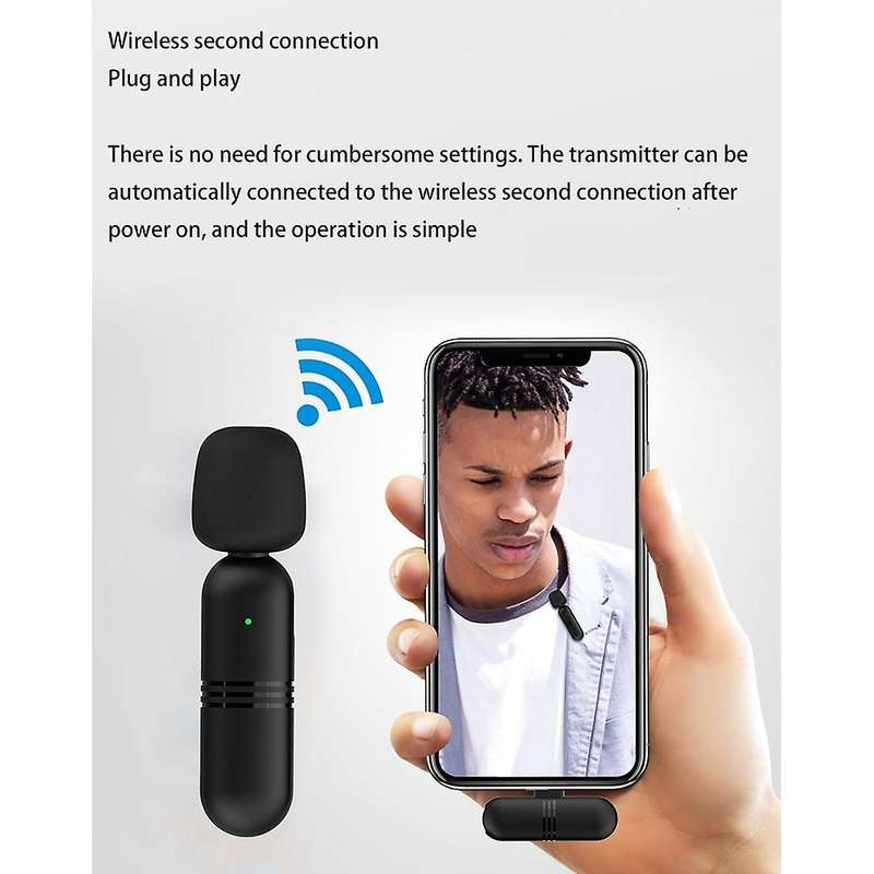 Wireless Lavalier Mic for Huawei Youtube Facebook Live Stream Video